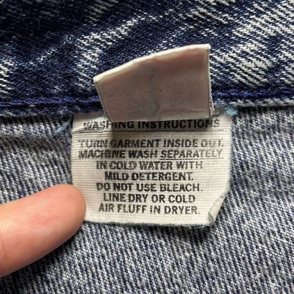 Vintage Rocky Mountain High Waist Acid Wash Bareback Jeans Western Flap Front - Picture 6 of 13